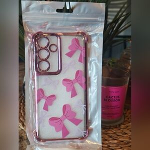 Galaxy S25 Plus Pink Bow Phone Case